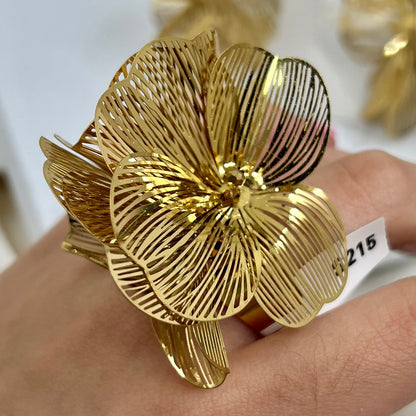 Anillo Láminas Flor