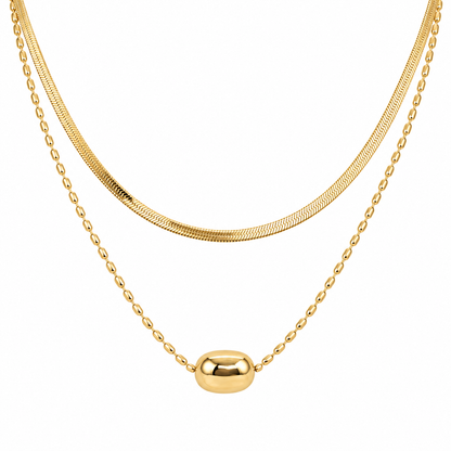 Collar Doble Bola