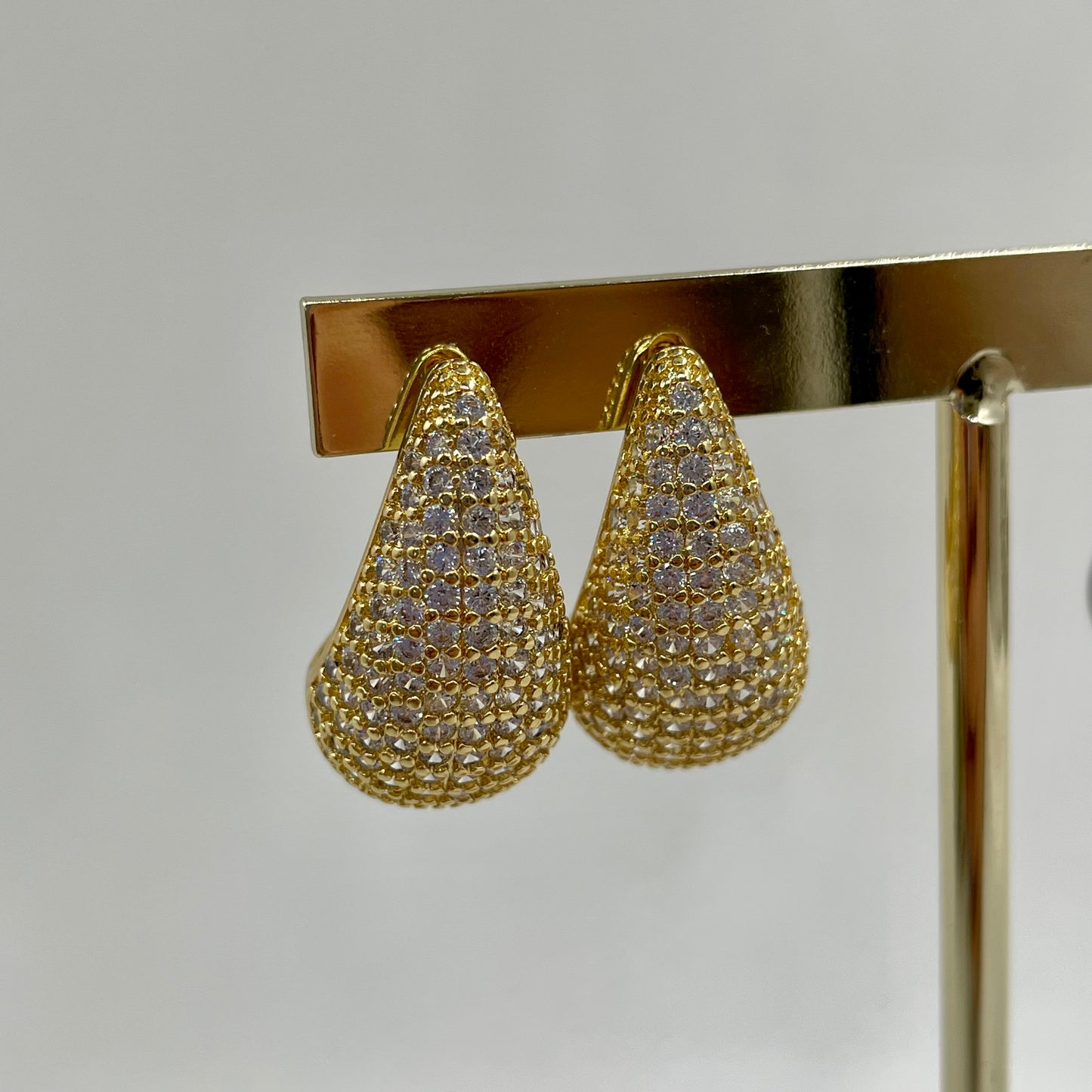 Aretes Bottega Circonias grande