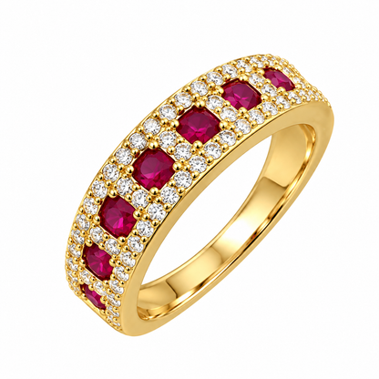 Anillo con Zirconias