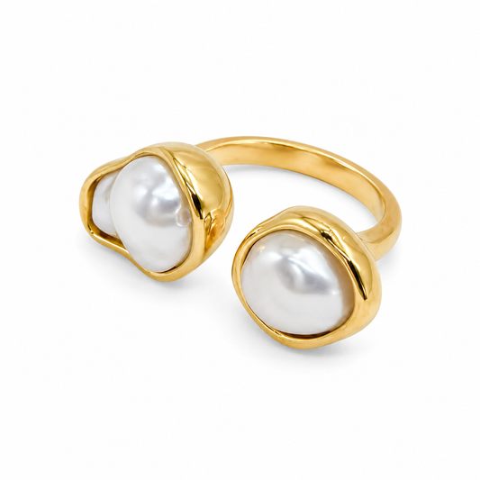 Anillo 2 Perlas