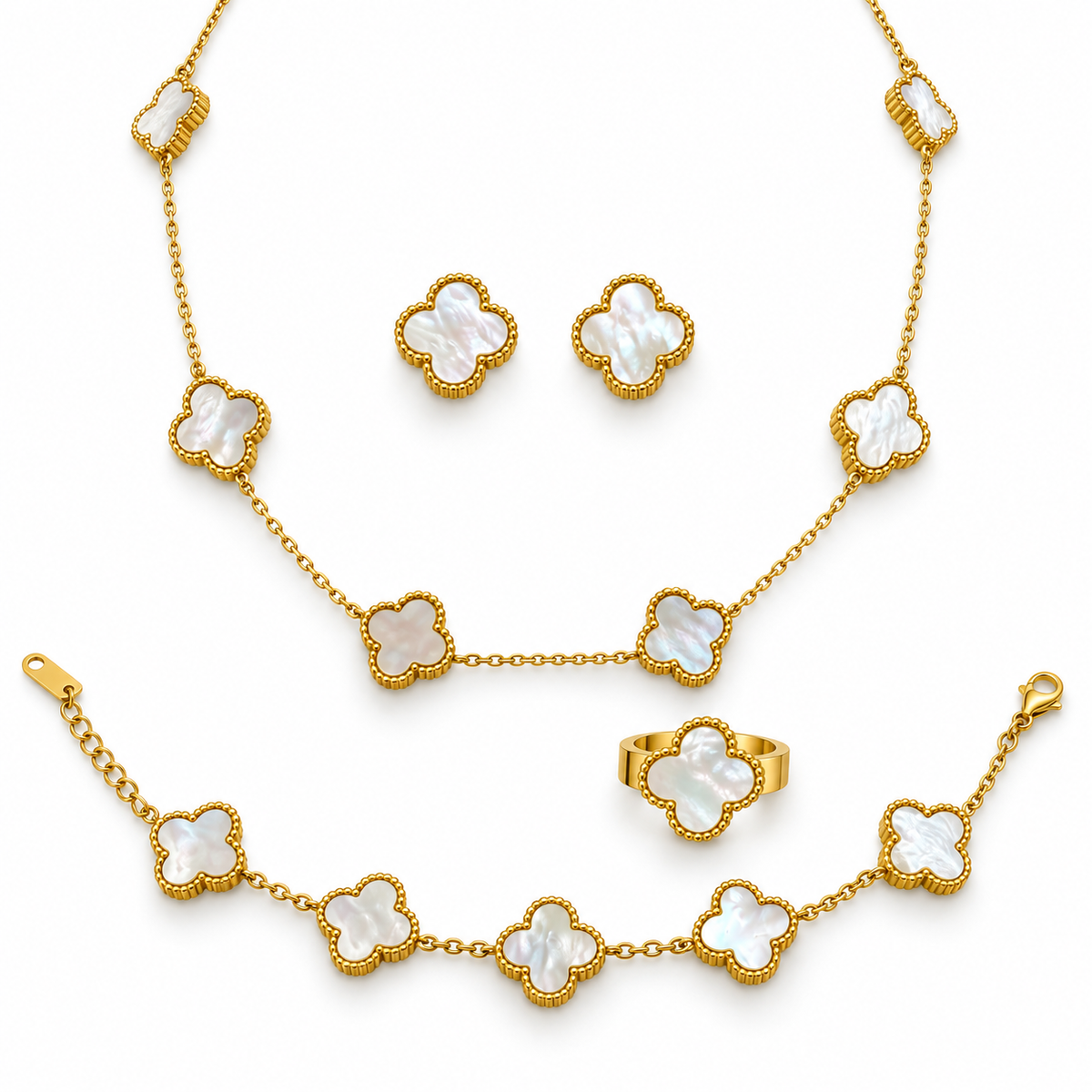 Juego Van Cleef Blanco
