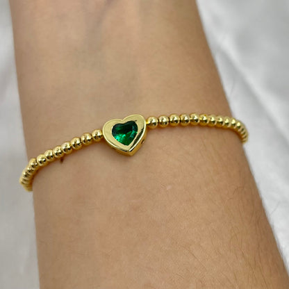 Pulsera dije Corazón