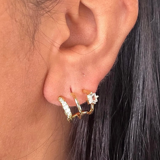 Aretes Arito y Zirconias