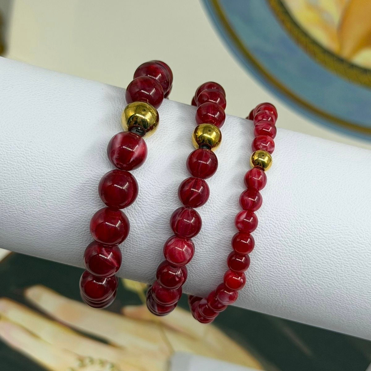 Pulsera trío bolas