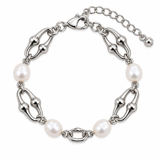 Pulsera Perla Eslabones