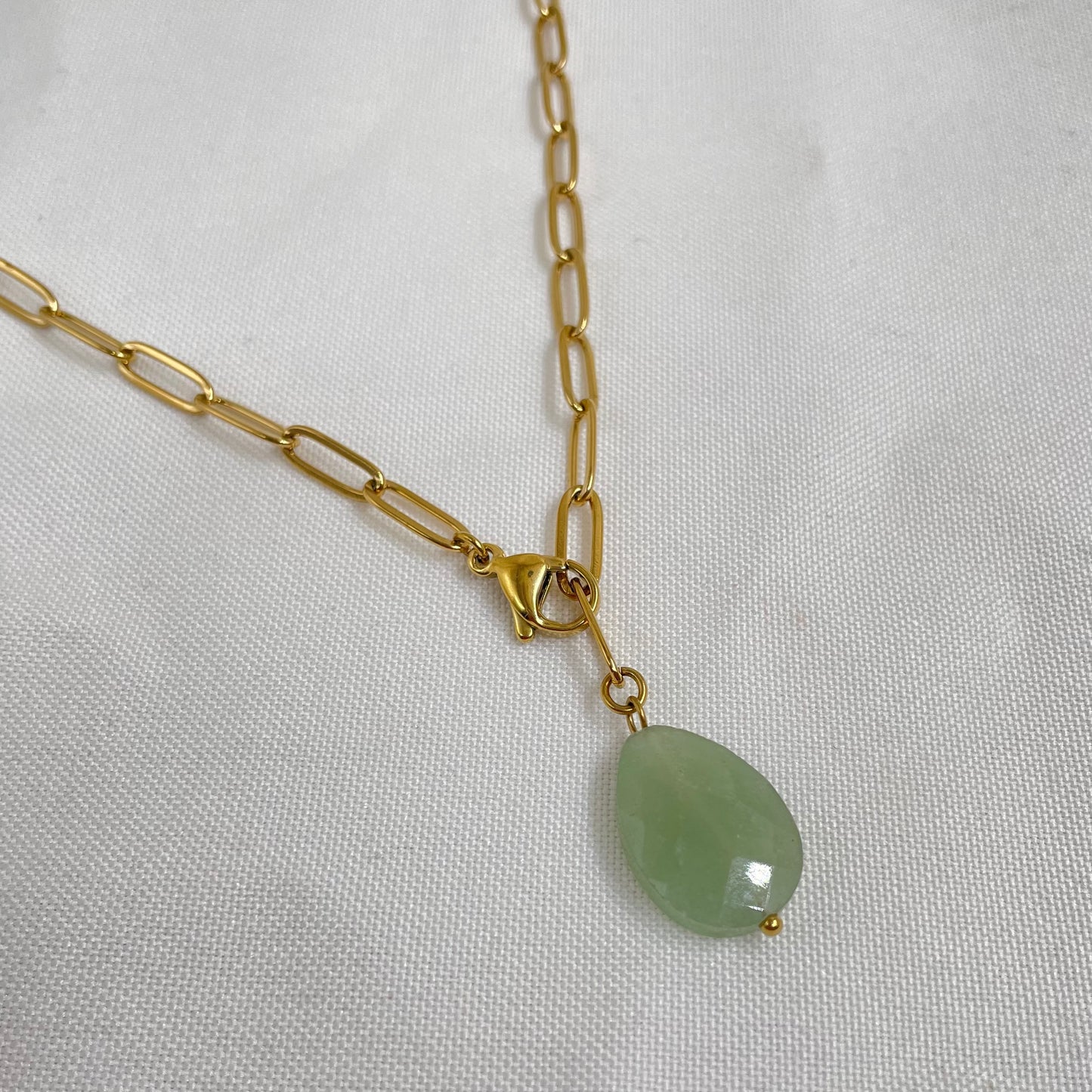 Cadena con dije Ágata colgante