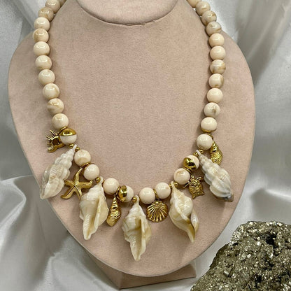 Collar Bolas y Caracolas
