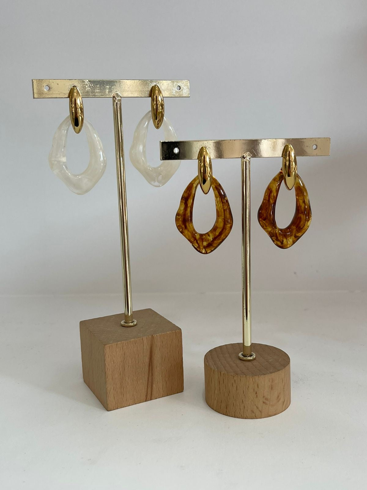 Aretes Acrílico Hueco