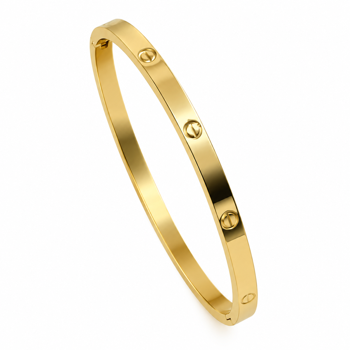 Brazalete Tipo Cartier Slim Gold