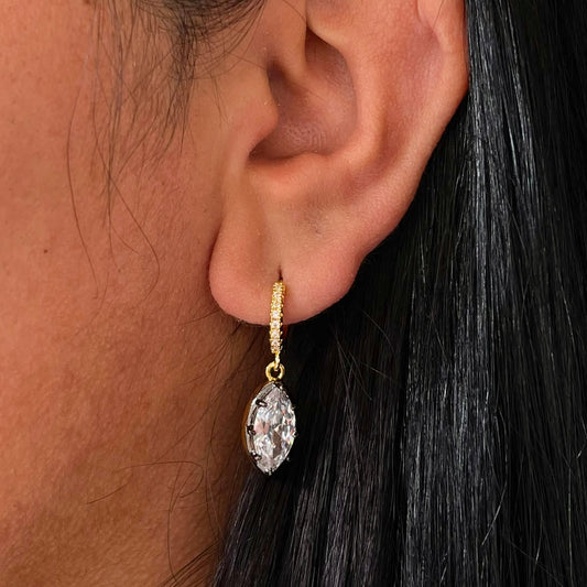 Aretes con borde negro