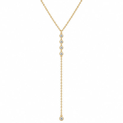 Collar Largo Fila Zirconia