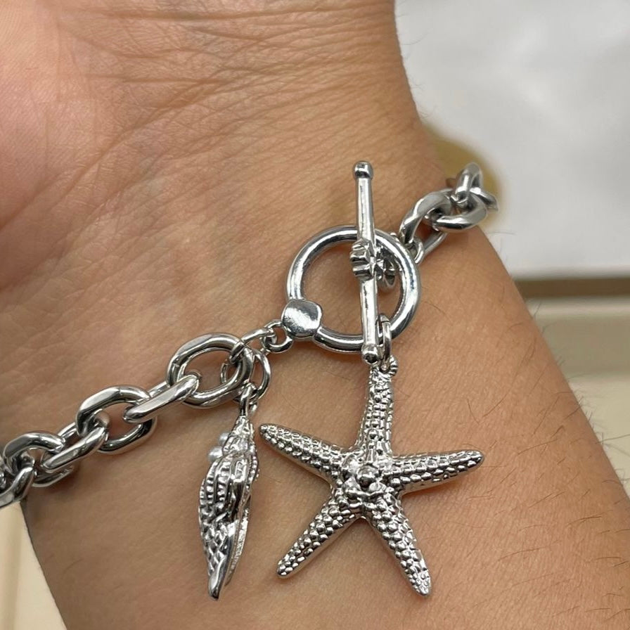 Pulsera Estrella y Concha