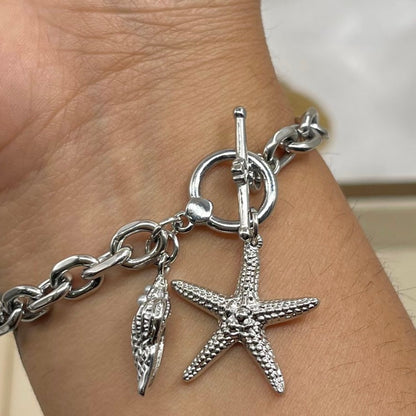 Pulsera Estrella y Concha