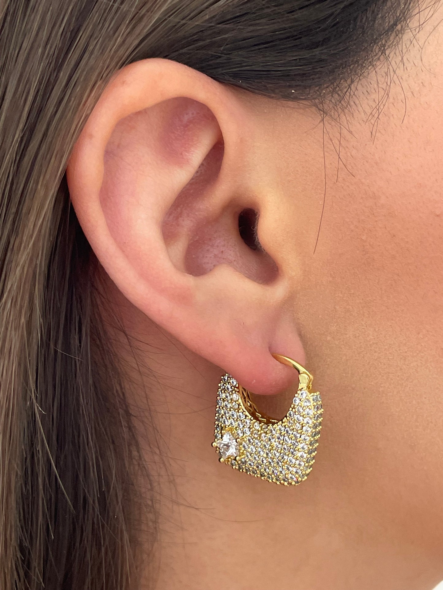 Aretes bag estrella