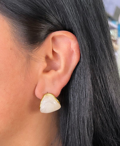 Aretes Triángulo acrílico