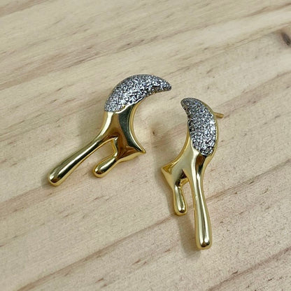 Aretes Luna Derretida