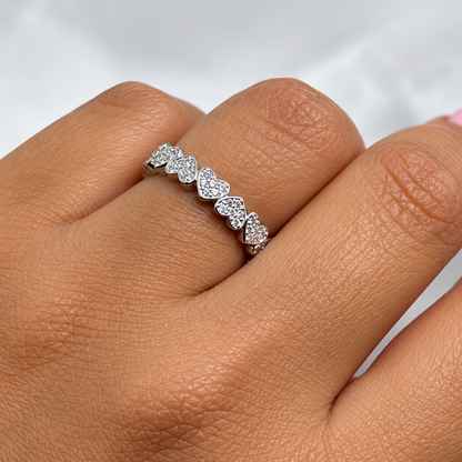 Anillo Corazones