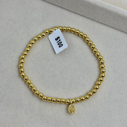 Pulsera Mes Óvalo Colgante
