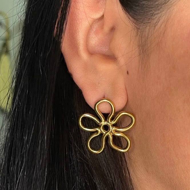 Aretes Flor
