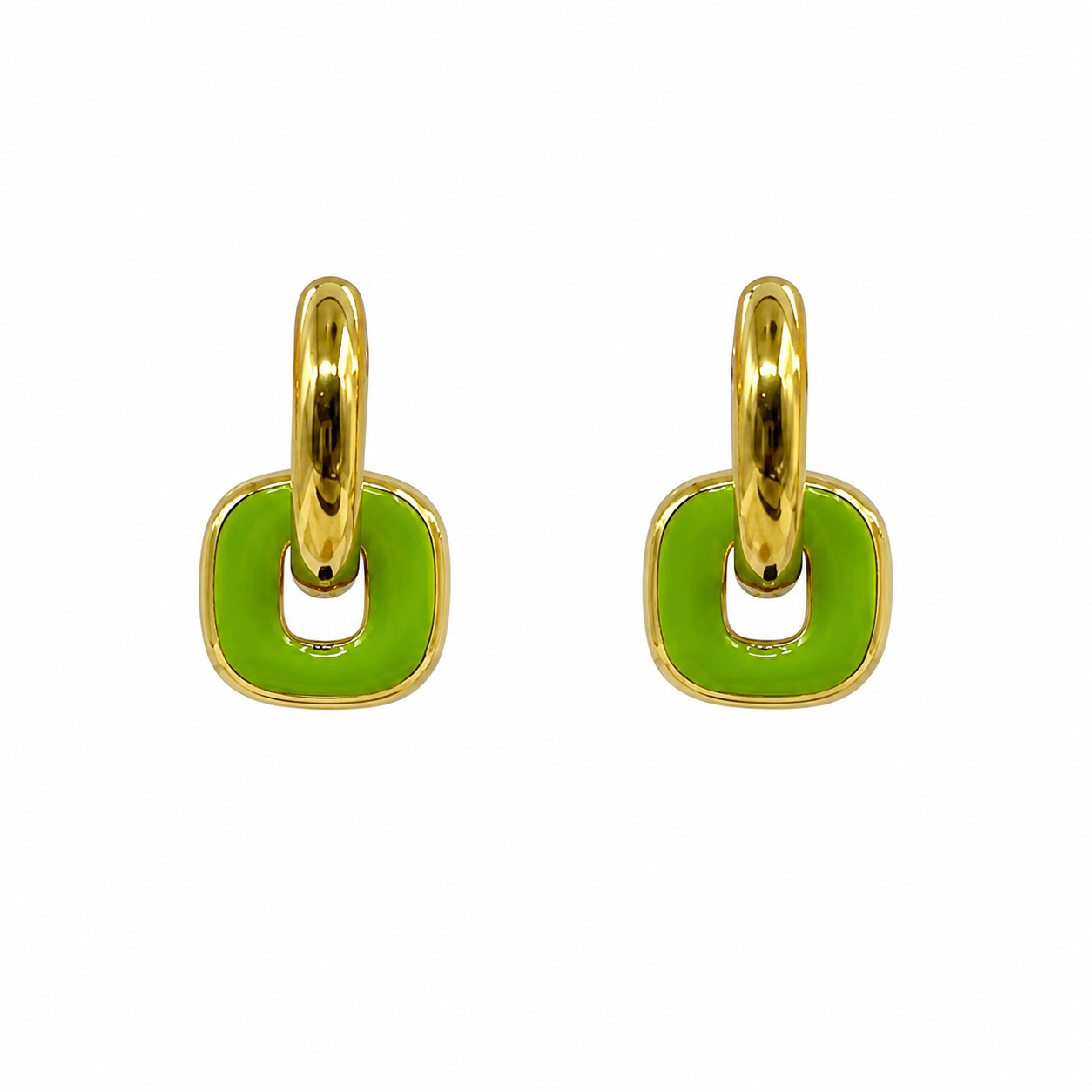 Aretes Cuadro Colgante