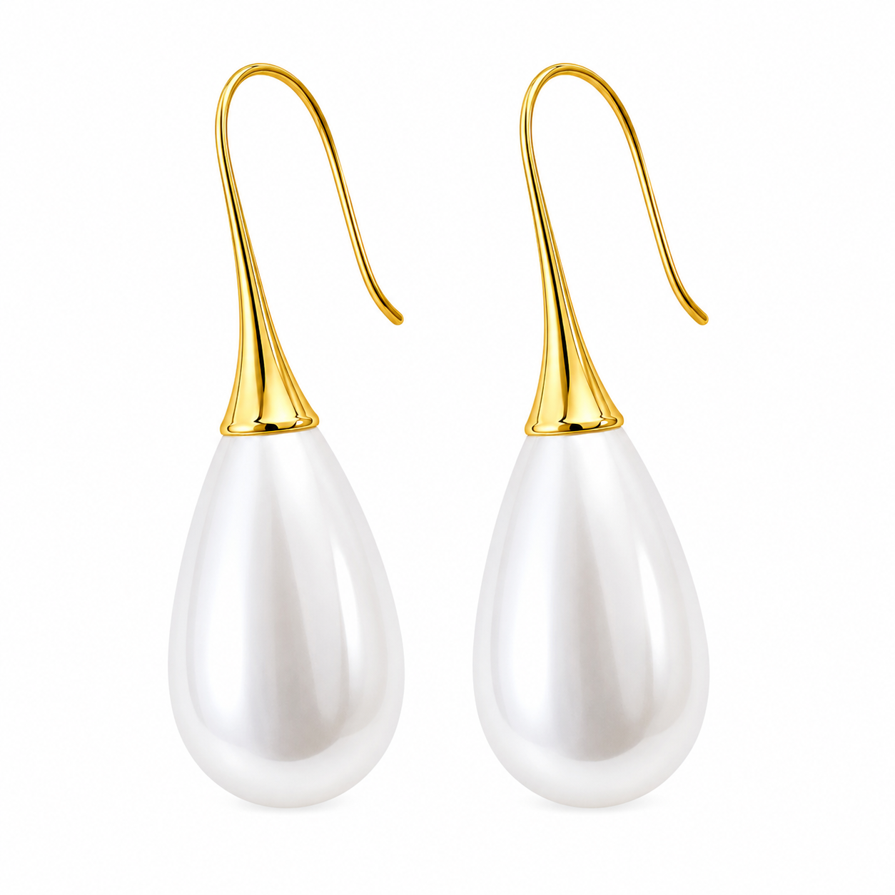 Aretes Gancho Perla