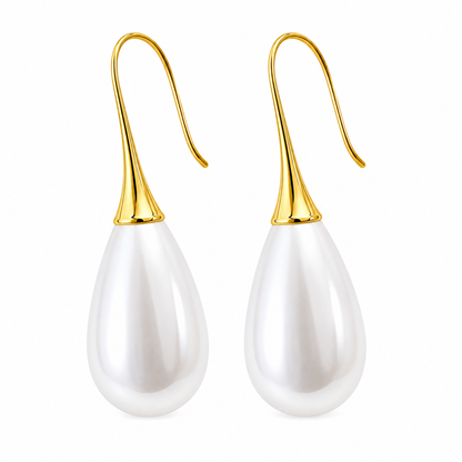 Aretes Gancho Perla