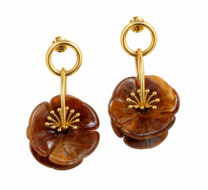 Aretes Flor