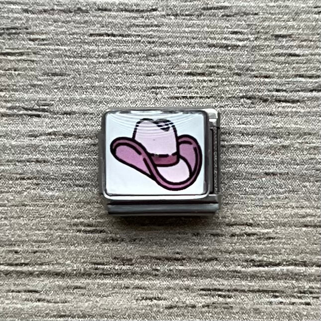 CHARM Sombrero Vaquera Rosa