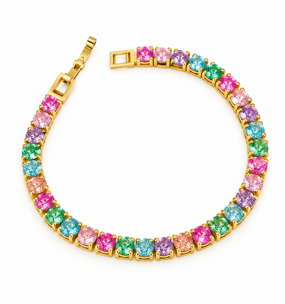 Pulsera Tennis Pastel
