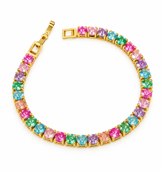 Pulsera Tennis Pastel