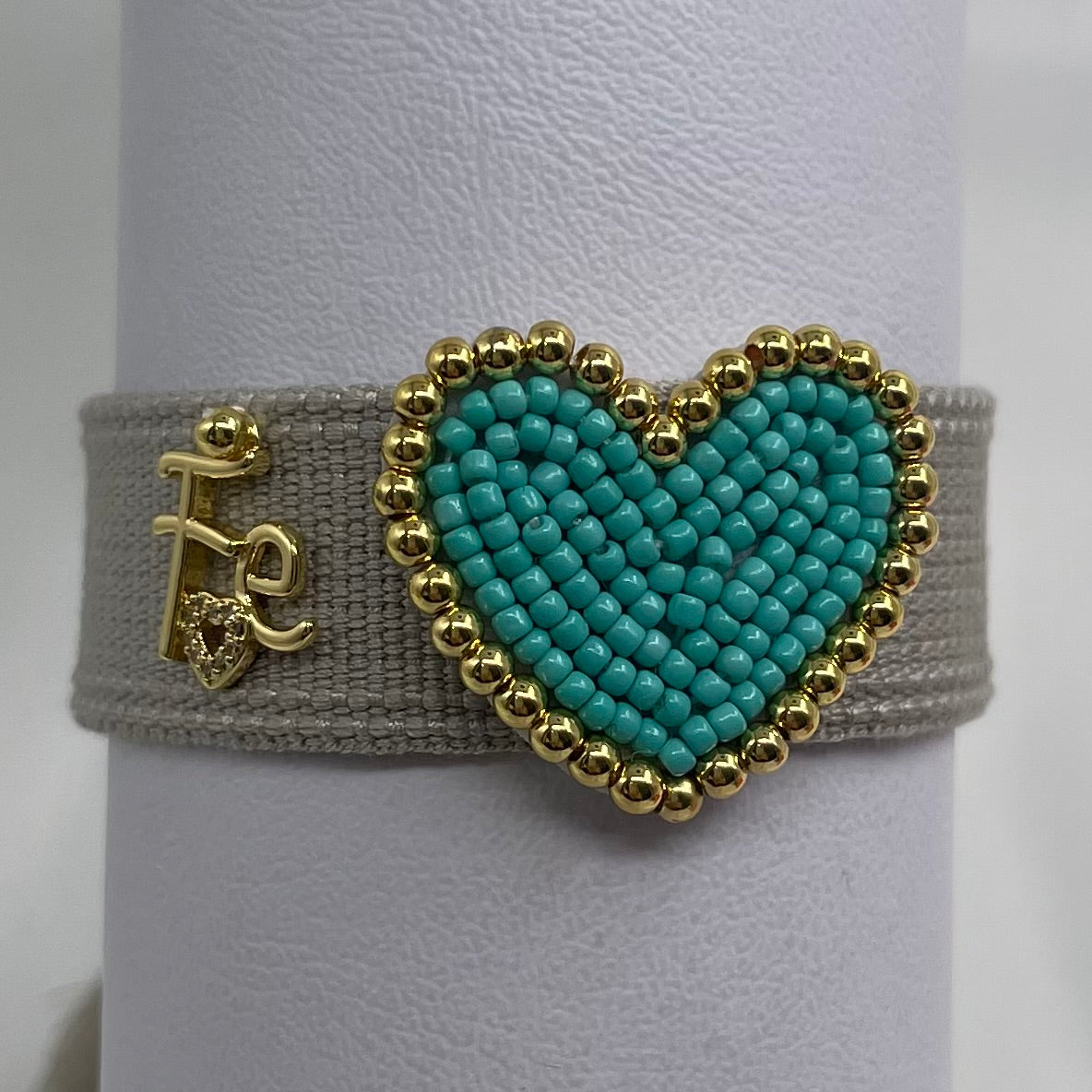 Pulsera corazón fe