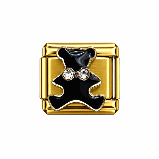 CHARM Oso con Brillito Golden