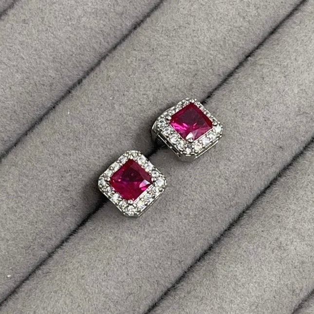 Aretes Plateado Princesa 👸