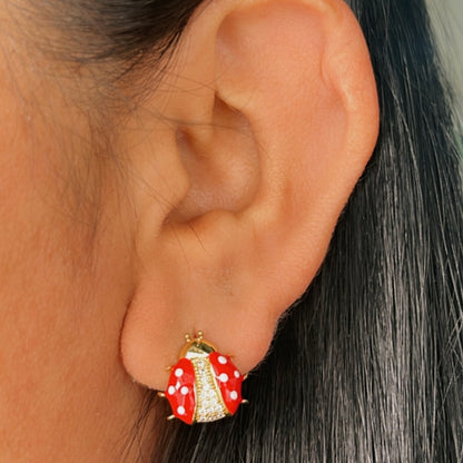 Aretes Catarina Circonia 🐞