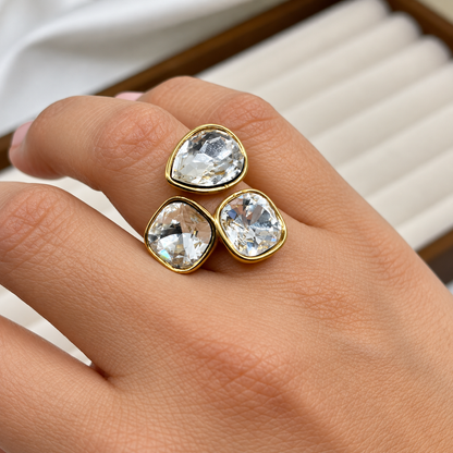 Anillo 3 Piedras