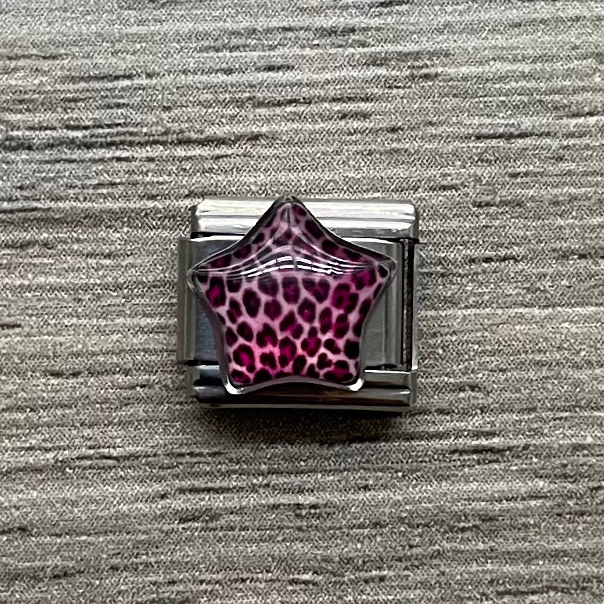 CHARM Animal Print Plateado