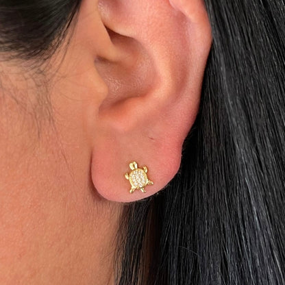 Aretes Poste Tortuga mini 🐢