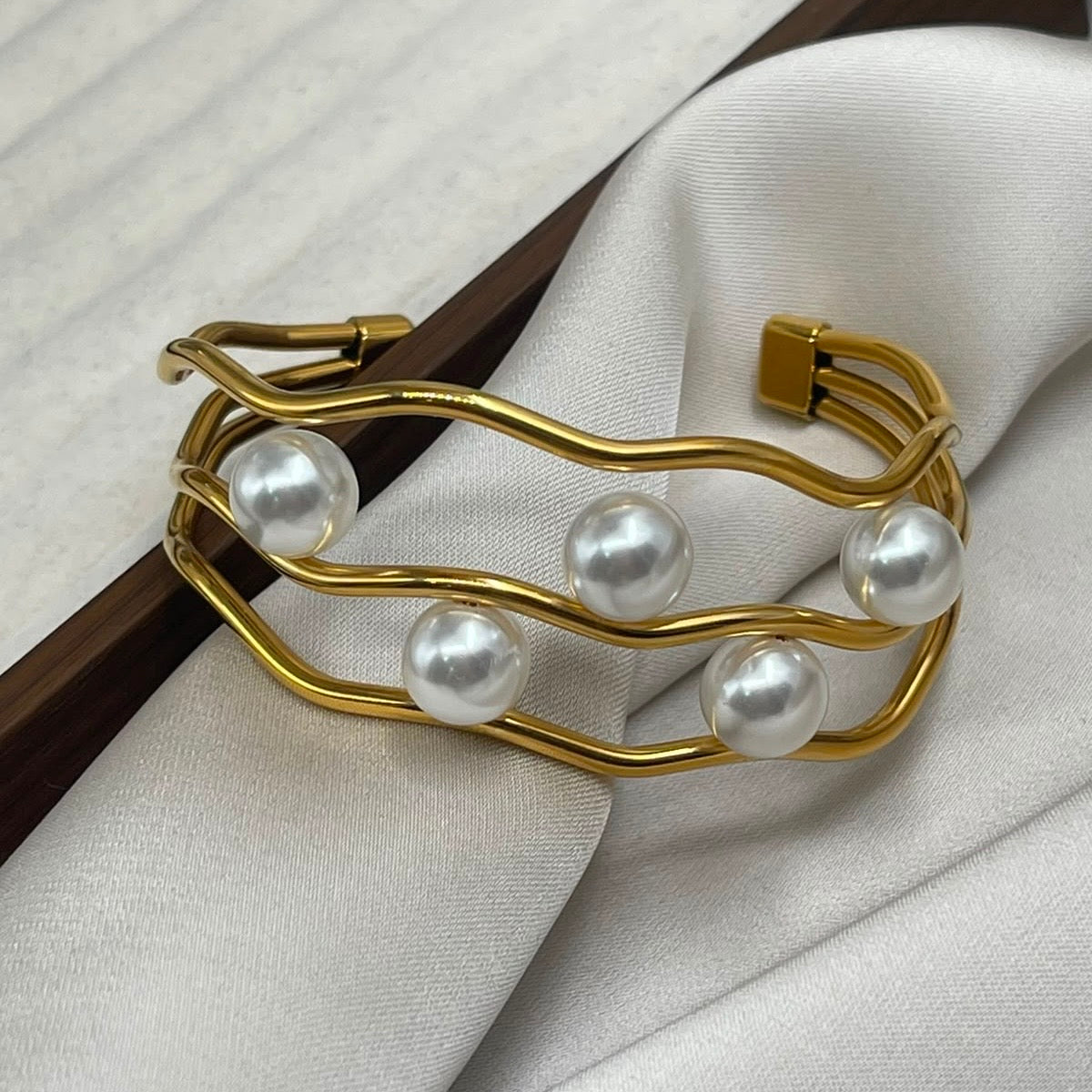 Brazalete 5 perlas