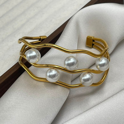 Brazalete 5 perlas