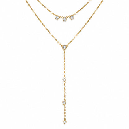 Collar Largo 7 Zirconias