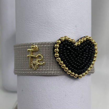 Pulsera corazón fe