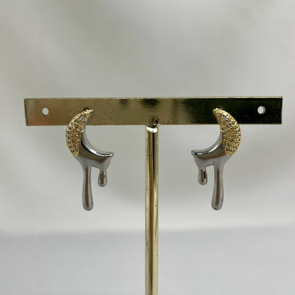 Aretes Luna Derretida