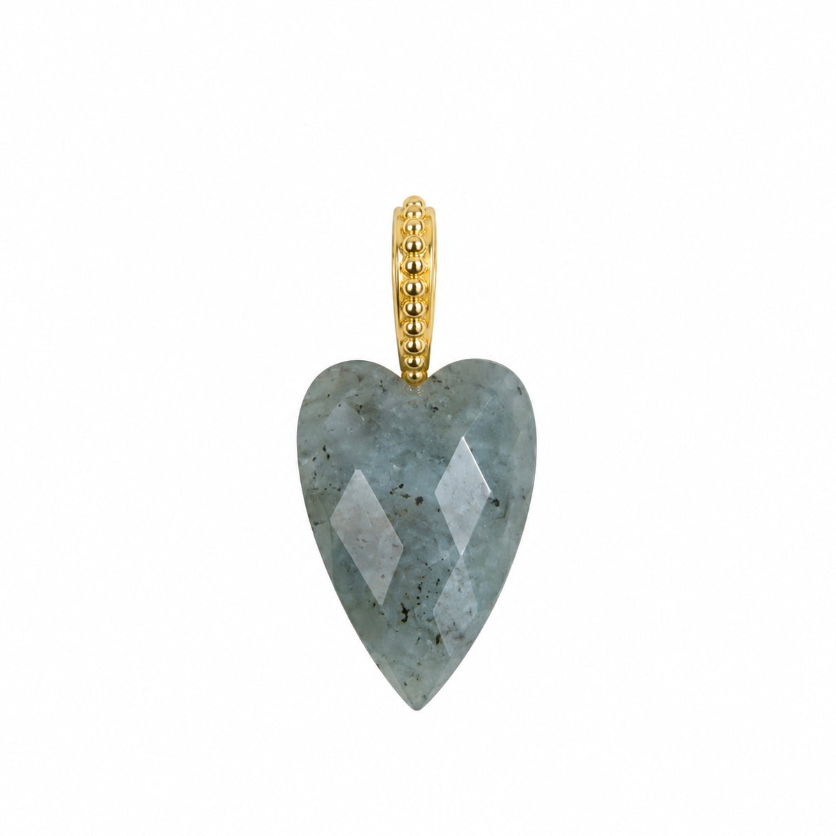 Dije Corazón Piedra Natural