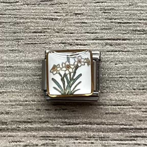 CHARM Flores blancas