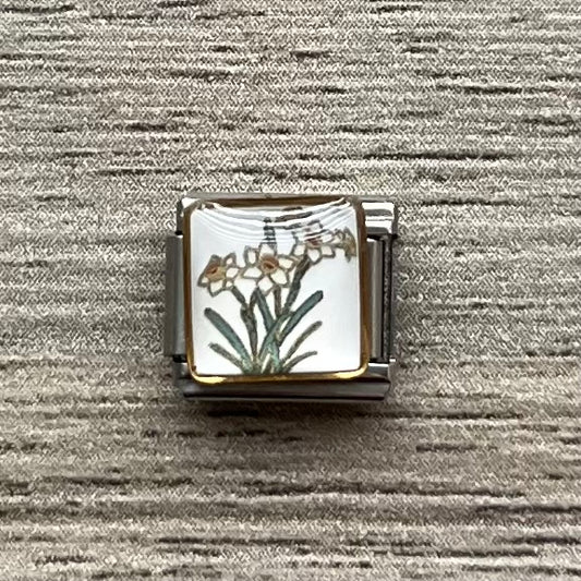 CHARM Flores blancas