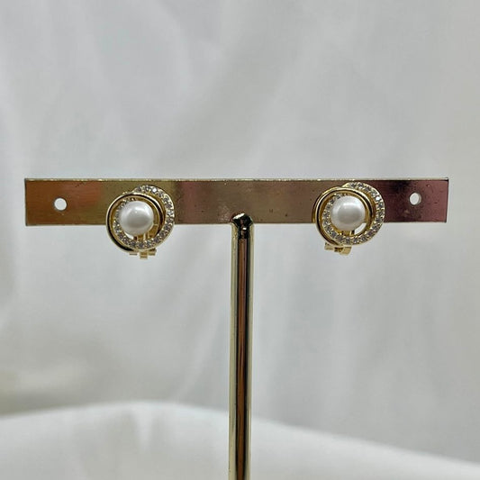 Aretes Clip Perla