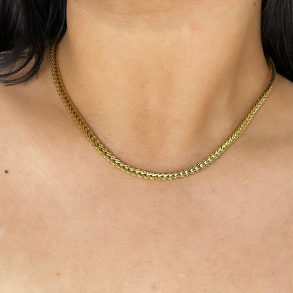 Cadena Gruesa Dorada