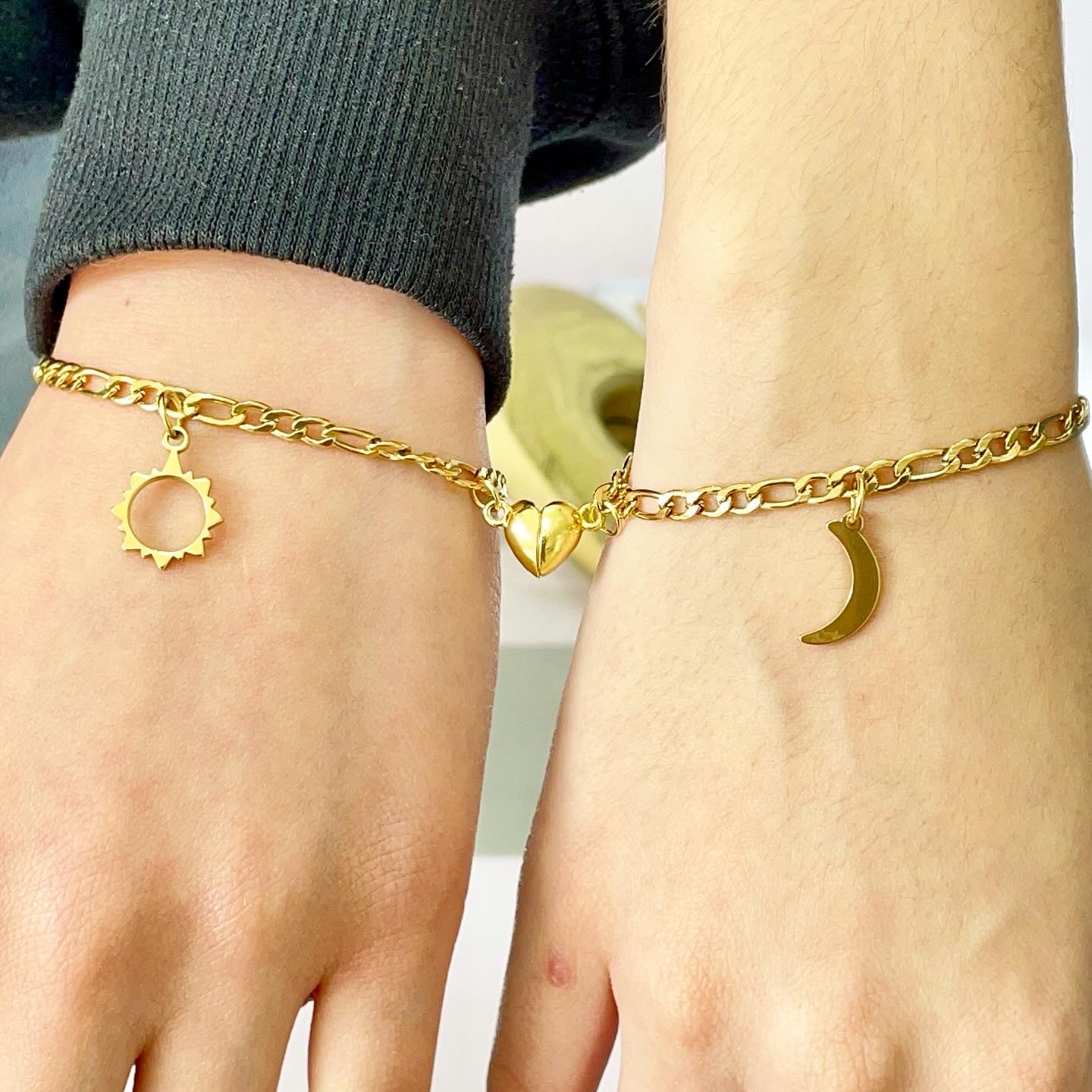 Pulsera sol y luna