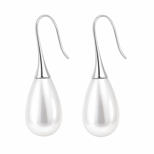 Aretes Gancho Perla